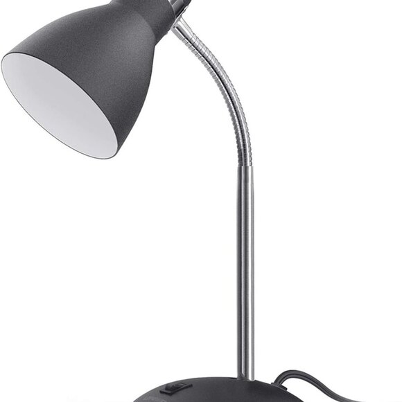 Metal Desk Lamp, Eye-Caring Table Lamp, Study Lamps with Flexible Goose Neck for - Picture 1 of 9
